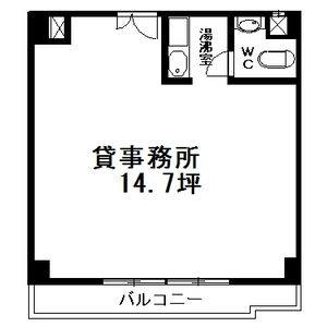 愛石ビル　店舗・事務所 間取り図