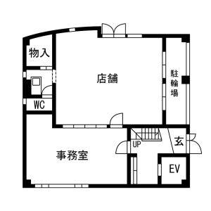 奥田ビル 1階号室 間取り図