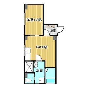 日ノ出町ハイツ 間取り図