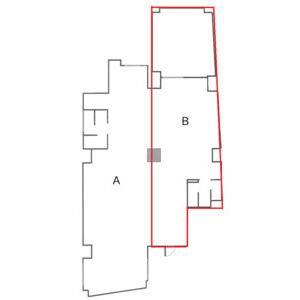 エスポワール大成 1B号室 間取り図
