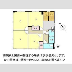 SHARES A号室 間取り図