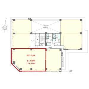 広小路YMDビル 外壁内装リニューアル予定 間取り図