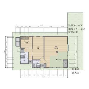 高雄北東川貸戸建 間取り図