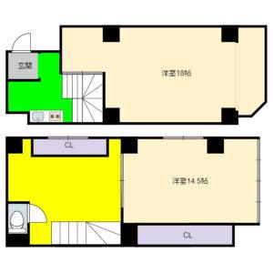 関谷ビル 2F 間取り図