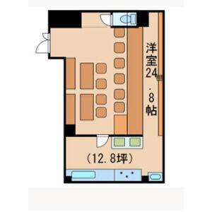 プロスパー笹島 1B号室 間取り図