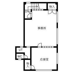 戸崎町事務所 2F号室 間取り図