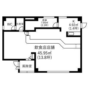 守山区森孝東店舗 号室 間取り図