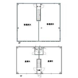 AK　BASE 号室 間取り図