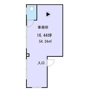 神村ビル B号室 間取り図