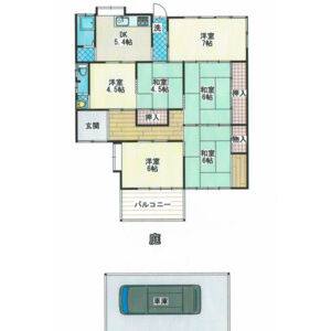 一宮市千秋町戸建 号室 間取り図