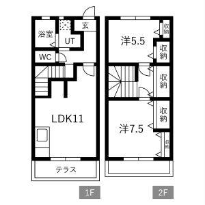 浅井ハイツⅡ 間取り図