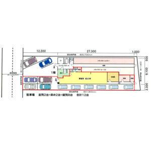 南区曽池町貸店舗事務所 1号室 間取り図