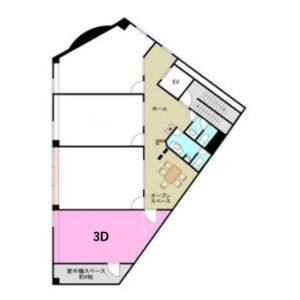 EastGather東桜 3D号室 間取り図