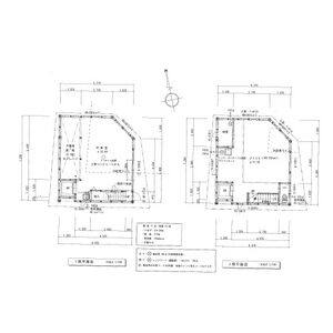 八百健貸店舗 1 間取り図