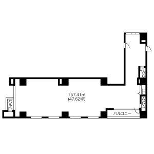 さくらHills NISHIKI Platinum Residence 2階北号室 間取り図