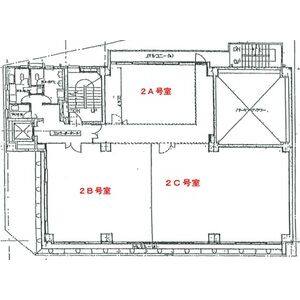 カーニープレイス岡崎 2A号室 間取り図