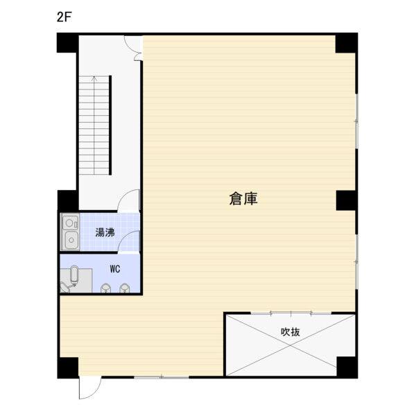 中島新町 2F号室 間取り図