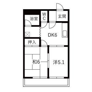レスト上郷 間取り図