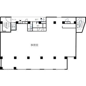 三洋ビル 2階号室 間取り図