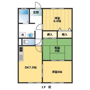 ガーデンロイヤルB 間取り図