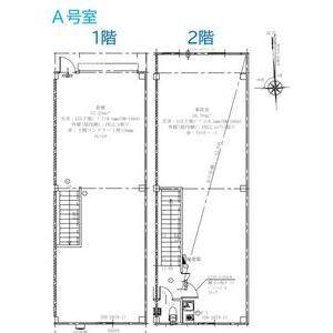 あま市坂牧坂塩　倉庫付き事務所 号室 間取り図