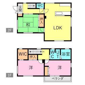 常滑市 小倉町5丁目 戸建て号室 間取り図
