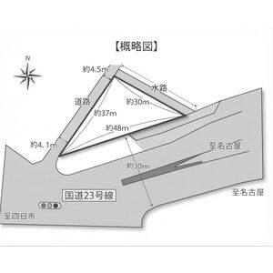 桑名市小貝須随屋敷貸地 間取り図