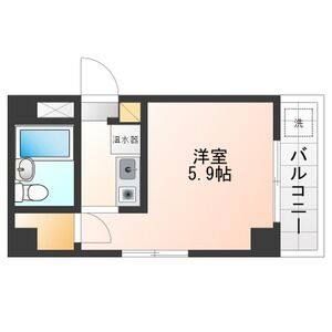ラジール新道 4A号室 間取り図