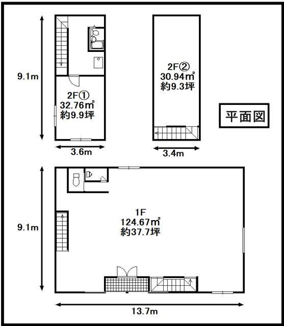道下倉庫(ミチシタソウコ) 間取り図