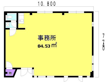 広見４丁目　事務所 間取り図