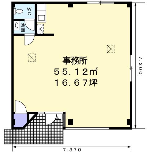 久徳町事務所 間取り図