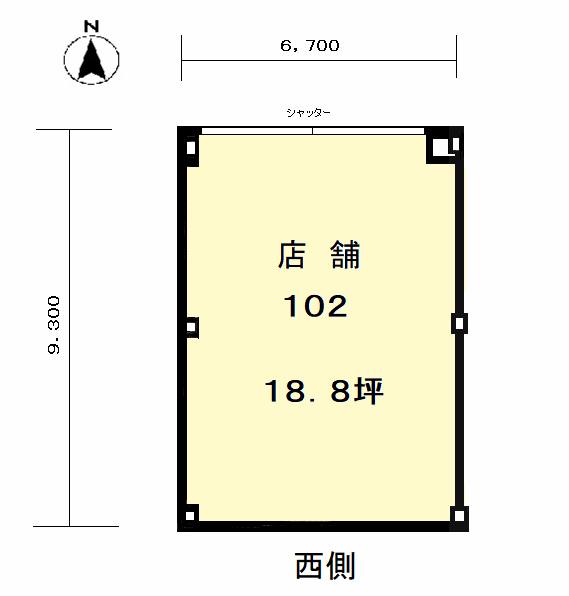 港西マンションⅡ 間取り図