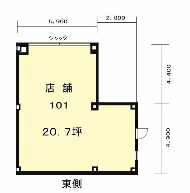 港西マンションⅡ 間取り図