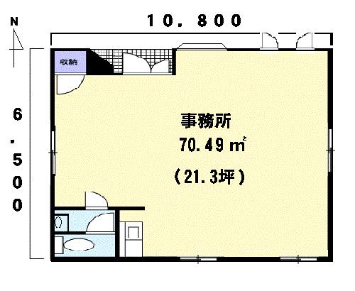 熊野町２丁目事務所 間取り図