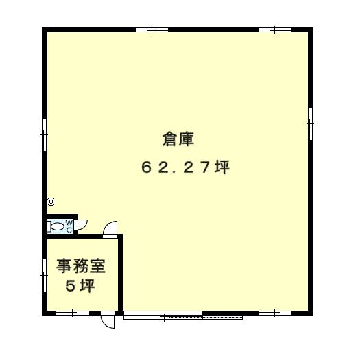 青山5丁目倉庫 間取り図