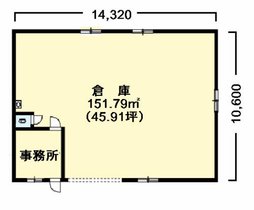 多米西町１丁目２３－１０倉庫Ｂ 間取り図