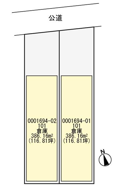 豊山町豊場幸田 工場Ⅱ 間取り図