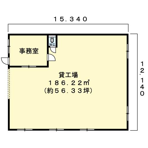 本今５丁目倉庫 間取り図